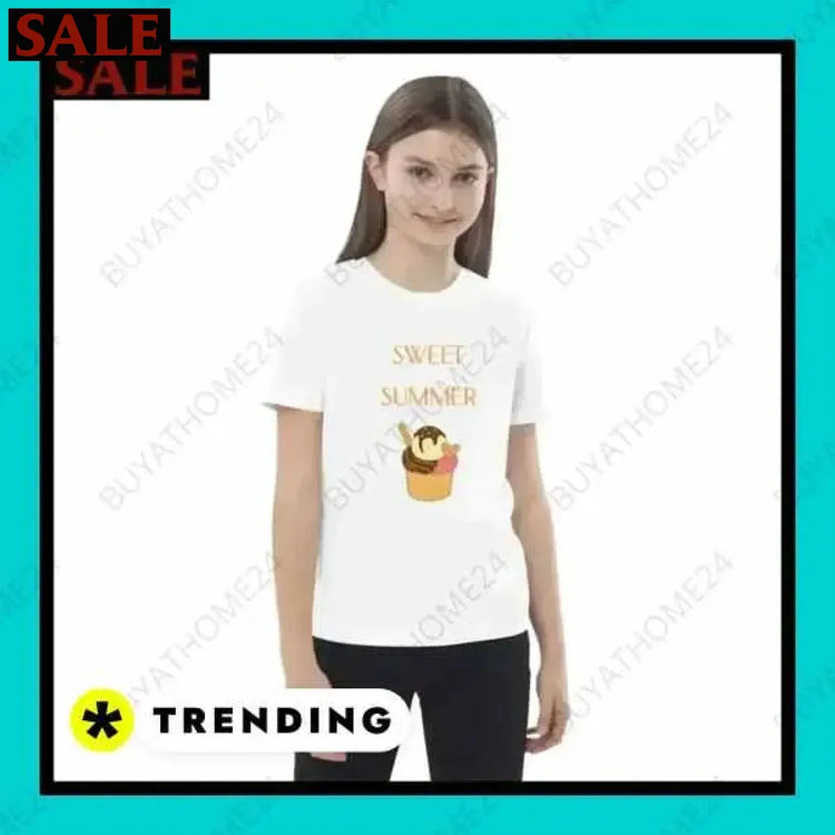 SALE % Rundhalsshirts I Kurzarm Grafik Unisex T-Shirt 3-14 Jahre BUYATHOME24®