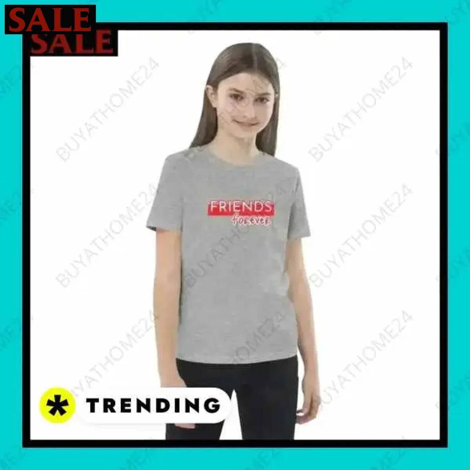 • Rundhalsshirts I Kurzarm Kinder T-Shirt 3-14 Jahre  Textildruck BUYATHOME24, T-Shirts BUYATHOME24, Hoodies BUYATHOME24,  Hosen BUYATHOME24, Jacken BUYATHOME24, Schuhe BUYATHOME24