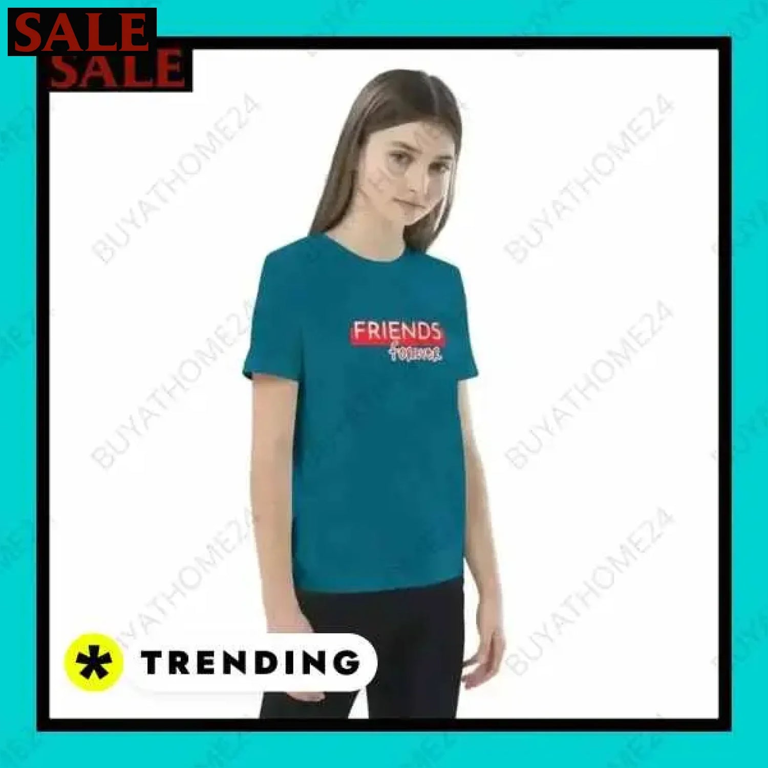 • Rundhalsshirts I Kurzarm Kinder T-Shirt 3-14 Jahre  Textildruck BUYATHOME24, T-Shirts BUYATHOME24, Hoodies BUYATHOME24,  Hosen BUYATHOME24, Jacken BUYATHOME24, Schuhe BUYATHOME24