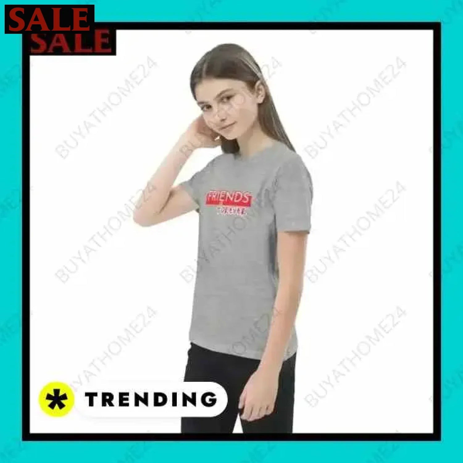 • Rundhalsshirts I Kurzarm Kinder T-Shirt 3-14 Jahre  Textildruck BUYATHOME24, T-Shirts BUYATHOME24, Hoodies BUYATHOME24,  Hosen BUYATHOME24, Jacken BUYATHOME24, Schuhe BUYATHOME24