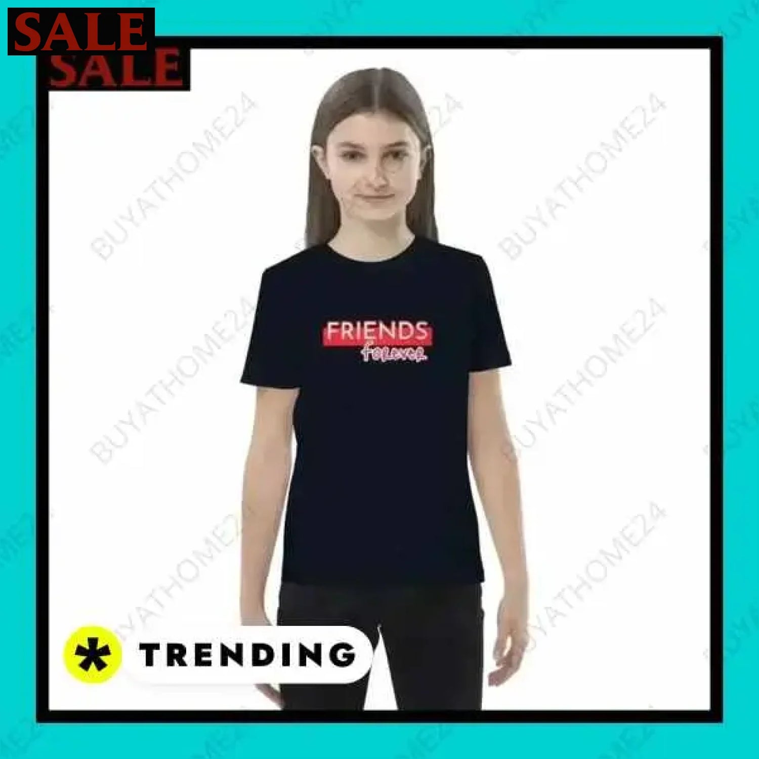 • Rundhalsshirts I Kurzarm Kinder T-Shirt 3-14 Jahre  Textildruck BUYATHOME24, T-Shirts BUYATHOME24, Hoodies BUYATHOME24,  Hosen BUYATHOME24, Jacken BUYATHOME24, Schuhe BUYATHOME24