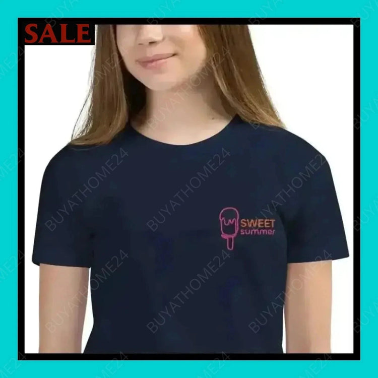 Mädchen T-Shirt S-XL - BUYATHOME24 - bestickt - GERMANY - Kinder T-Shirt, KINDERMODE & BABYS, YOUR STYLE