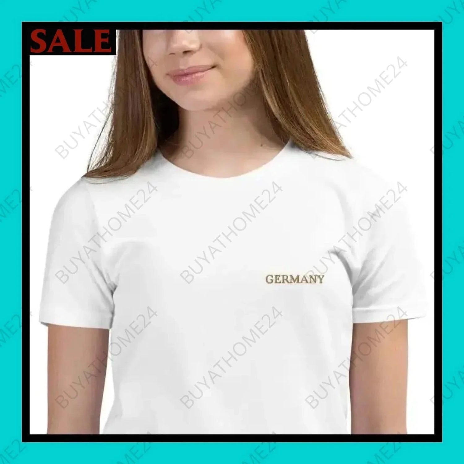 Mädchen T-Shirt S-XL - BUYATHOME24 - bestickt - GERMANY - Kinder T-Shirt, KINDERMODE & BABYS, YOUR STYLE