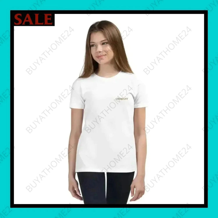 Mädchen T-Shirt S-XL - BUYATHOME24 - bestickt - GERMANY - Kinder T-Shirt, KINDERMODE & BABYS, YOUR STYLE