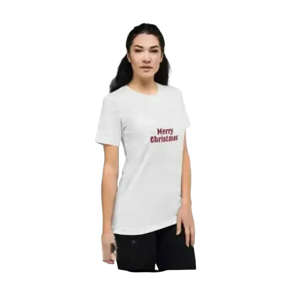Damen-Grafik-T-Shirt mit Weihnachtsmotiv, Kurzarm, in XS bis 3XL, aus Polyester, von BUYATHOME24