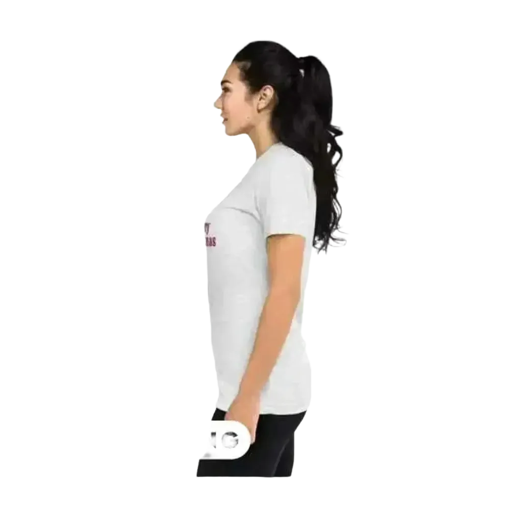 Grafik Damen T-Shirt mit weihnachtlichem Motiv, Kurzarm, in XS-3XL, aus Polyester, von BUYATHOME24