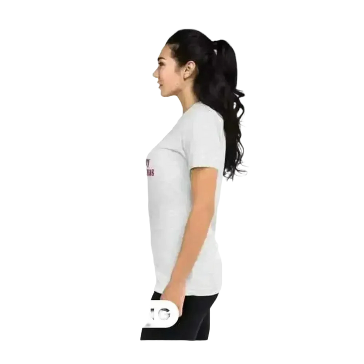 Grafik Damen T-Shirt mit weihnachtlichem Motiv, Kurzarm, in XS-3XL, aus Polyester, von BUYATHOME24