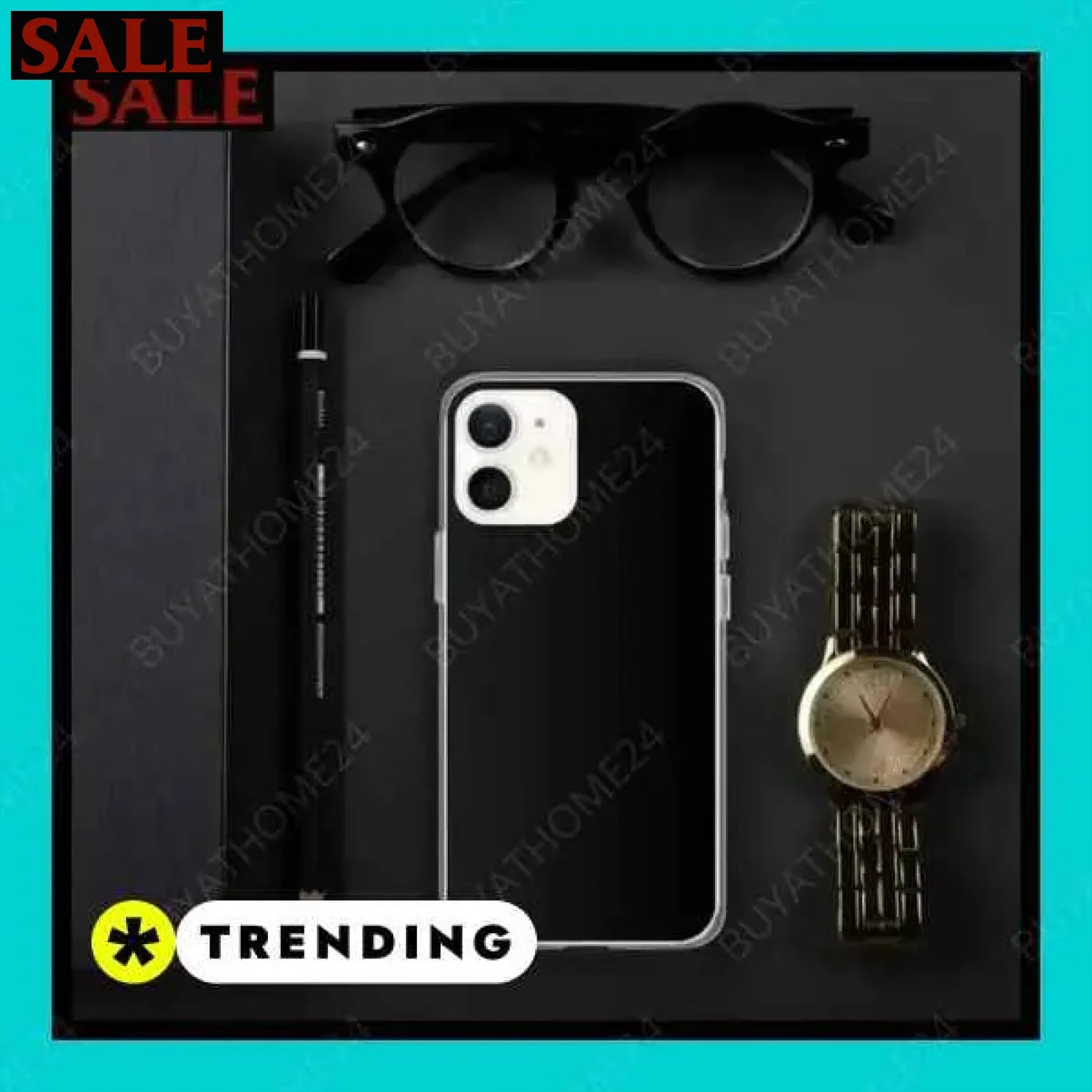 • Mobiltelefon Tasche I Handyhülle für iPhone  Textildruck BUYATHOME24, T-Shirts BUYATHOME24, Hoodies BUYATHOME24,  Hosen BUYATHOME24, Jacken BUYATHOME24, Schuhe BUYATHOME24