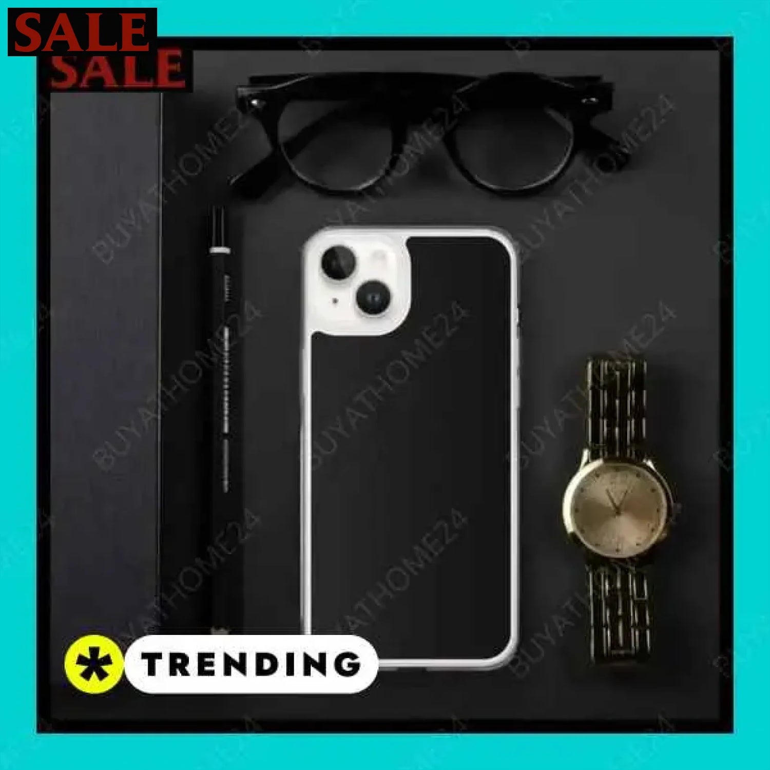• Mobiltelefon Tasche I Handyhülle für iPhone  Textildruck BUYATHOME24, T-Shirts BUYATHOME24, Hoodies BUYATHOME24,  Hosen BUYATHOME24, Jacken BUYATHOME24, Schuhe BUYATHOME24