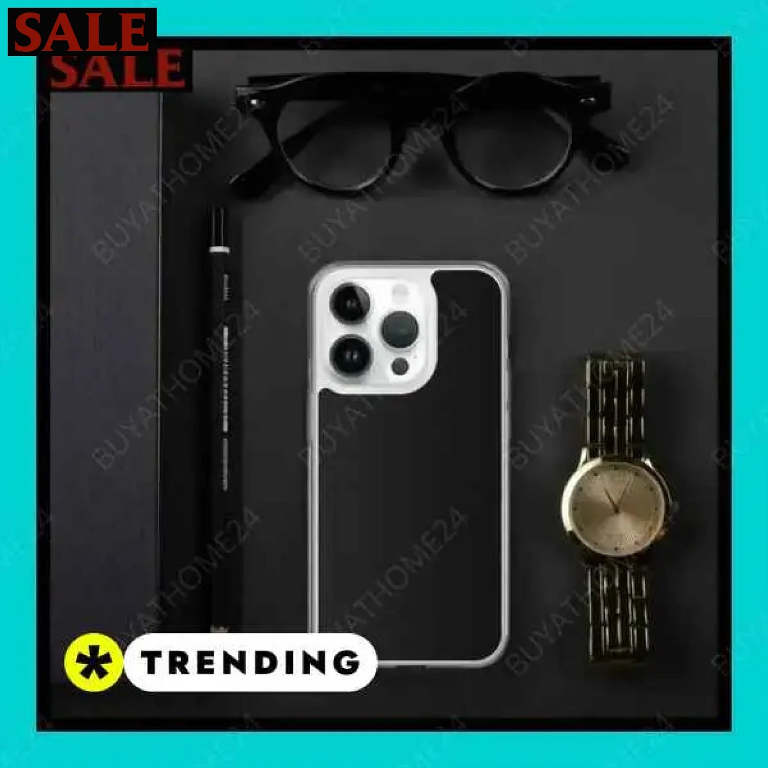 • Mobiltelefon Tasche I Handyhülle für iPhone  Textildruck BUYATHOME24, T-Shirts BUYATHOME24, Hoodies BUYATHOME24,  Hosen BUYATHOME24, Jacken BUYATHOME24, Schuhe BUYATHOME24