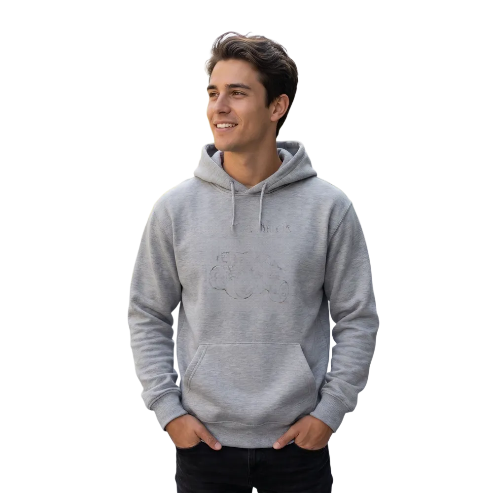 Grafikhoodie für Jungen mit Monster Truck aus Baumwolle, Kapuzenpullover für 4-12 Jahre, bequemer Kinderhoodie von BUYATHOME24