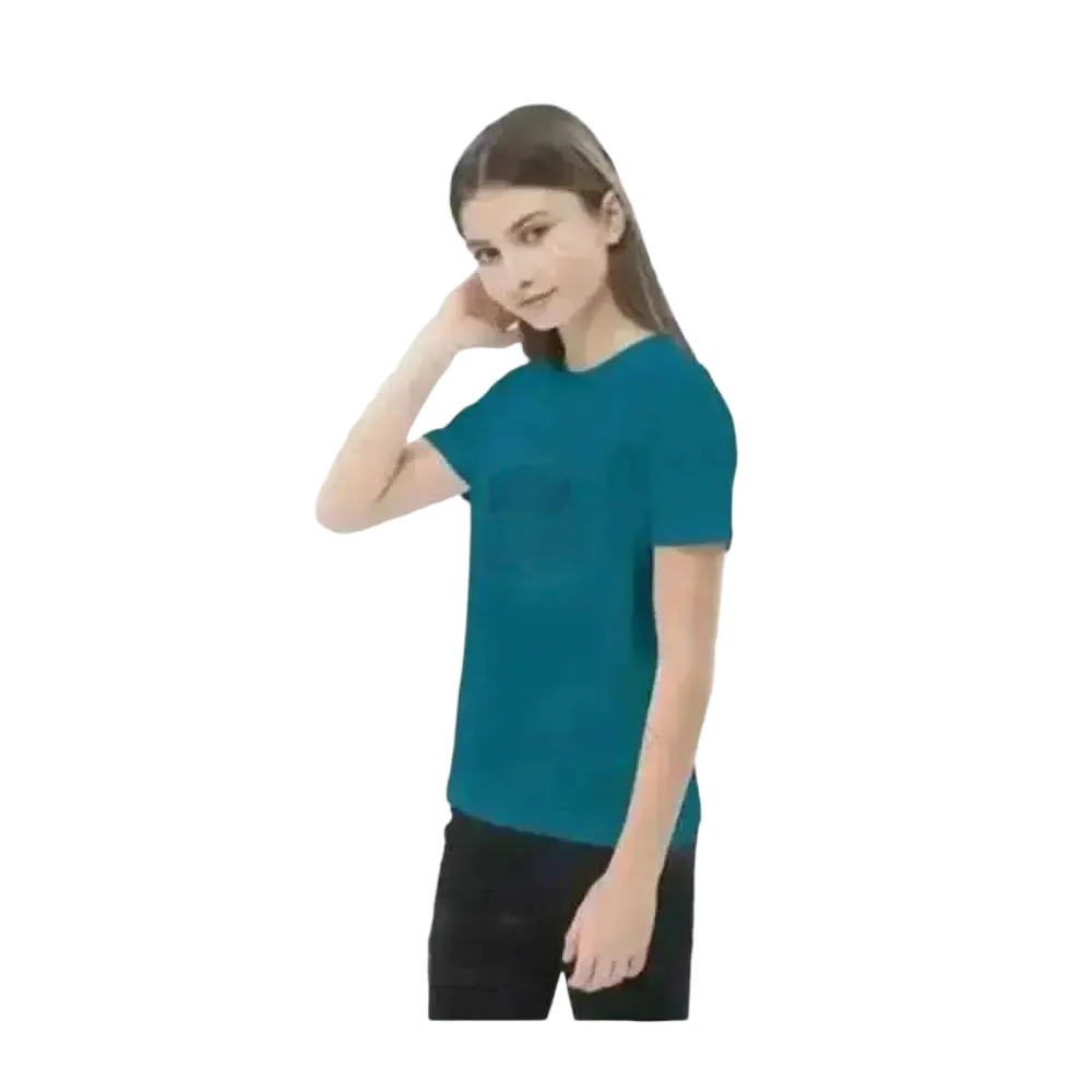 Mädchen T-Shirt mit Rundhalsausschnitt, Kurzarm, Baumwolle, grafisches Design, Unisex, für Kinder 3-14 Jahre, von BUYATHOME24