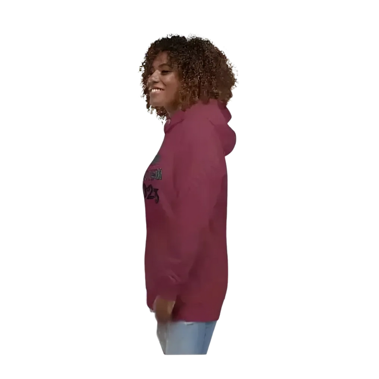Grafikhoodie für Damen und Herren aus Baumwolle, Unisex, in den Größen S bis 3XL, mit Druckmotiv von BUYATHOME24.