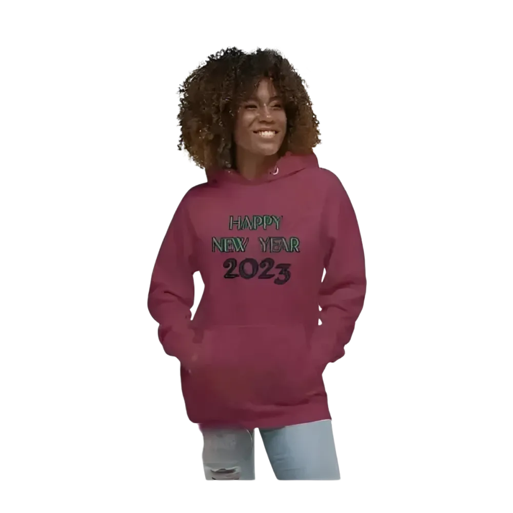 Grafik Unisex Hoodie aus Baumwolle in den Größen S bis 3XL, bequemes Kapuzenpullover mit modernem Design von BUYATHOME24
