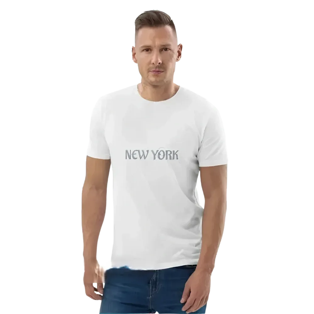 Unisex New York Grafik T-Shirt aus Baumwolle in Größe S-5XL, mit Stadt-Design, von BUYATHOME24, bedruckbar, bequem und stylisch.