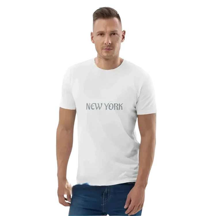 Unisex New York Grafik T-Shirt aus Baumwolle in Größe S-5XL, mit Stadt-Design, von BUYATHOME24, bedruckbar, bequem und stylisch.