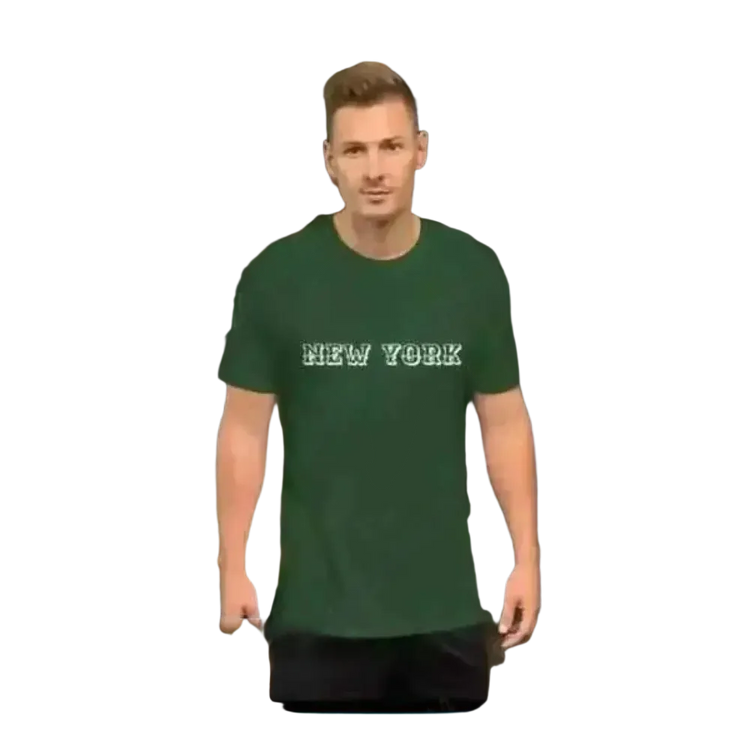 Grafik Unisex T-Shirt aus Baumwolle in XS bis 5XL mit New York Design, stilvoll für Herren, kurzärmelig, von BUYATHOME24