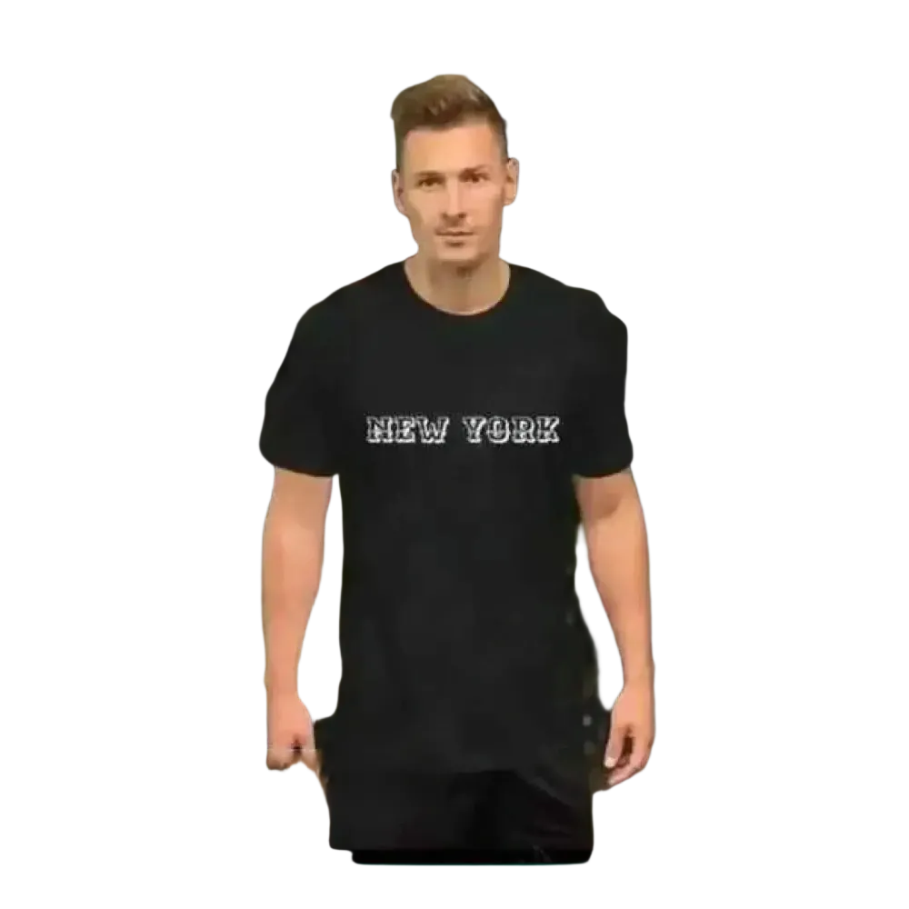 Grafik Unisex T-Shirt von BUYATHOME24, kurze Ärmel, Baumwolle, schwarz, in XS bis 5XL, stilvoll und bequem.