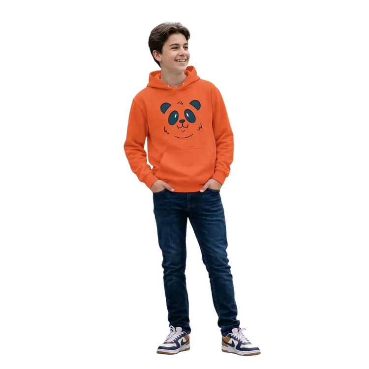 Grafik-Kapuzenpullover für Kinder mit Panda-Motiv, Unisex Hoodie für Jungen und Mädchen, 4-12 Jahre, BUYATHOME24