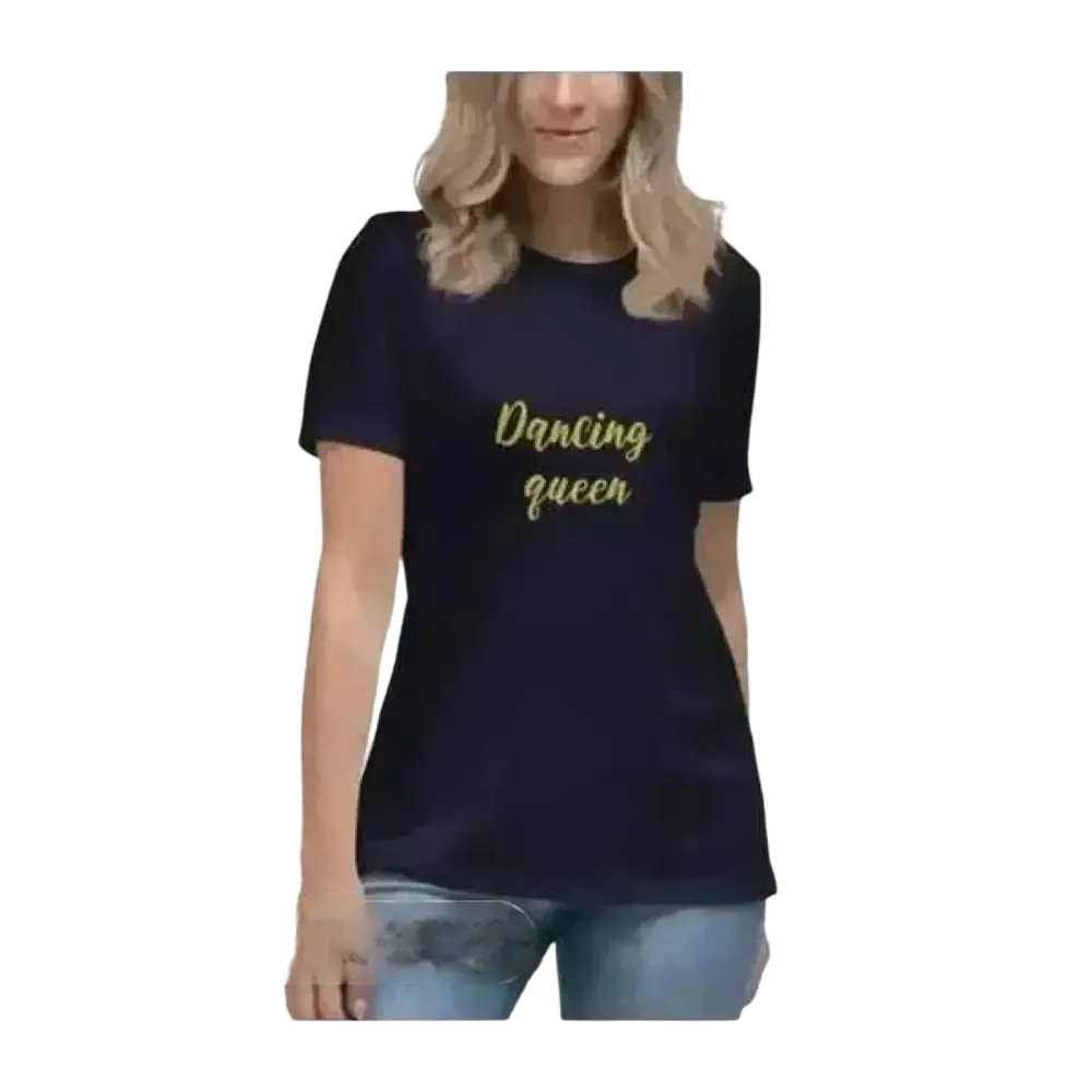 Grafik Damen T-Shirt aus Baumwolle, kurzärmelig und bequem, in den Größen S bis 3XL, mit stylischem Design.