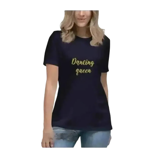 Grafik Damen T-Shirt aus Baumwolle, kurzärmelig und bequem, in den Größen S bis 3XL, mit stylischem Design.