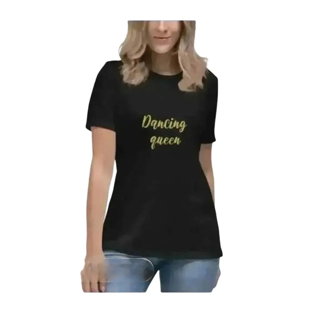 Grafik Damen T-Shirt aus Baumwolle in S-3XL, Kurzarm, rundhals, stilvoll und bequem, mit modernen Design von BUYATHOME24