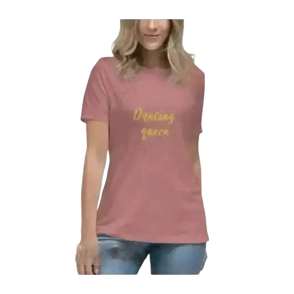 Grafik Damen T-Shirt aus Baumwolle in S-3XL, kurzärmelig und bequem, mit modernem Design von BUYATHOME24.