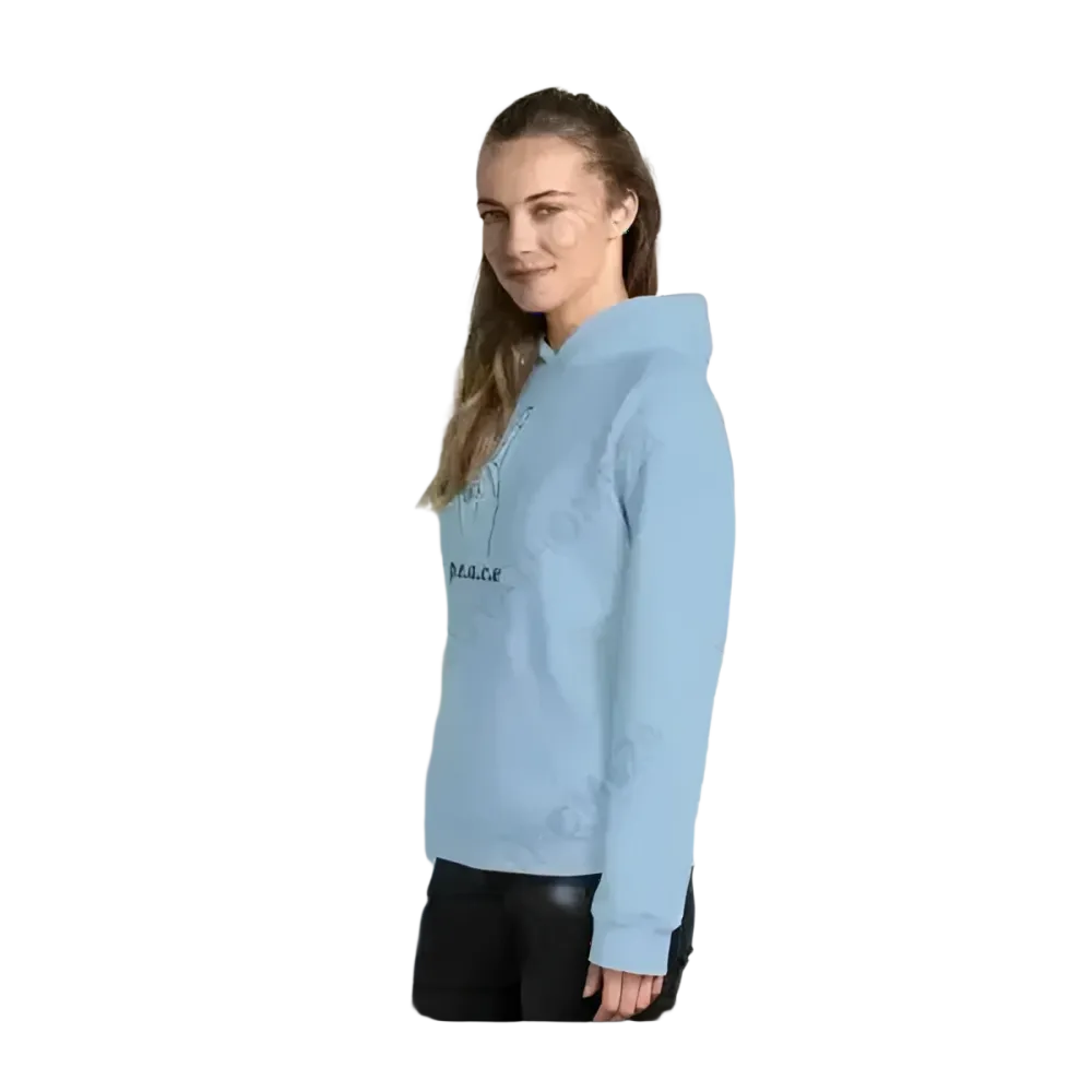 Unisex Peace Zeichen Hoodie aus Baumwolle, kapuzenpullover mit Grafik, in Schwarz, für Herren und Damen, Größen S bis 5XL.