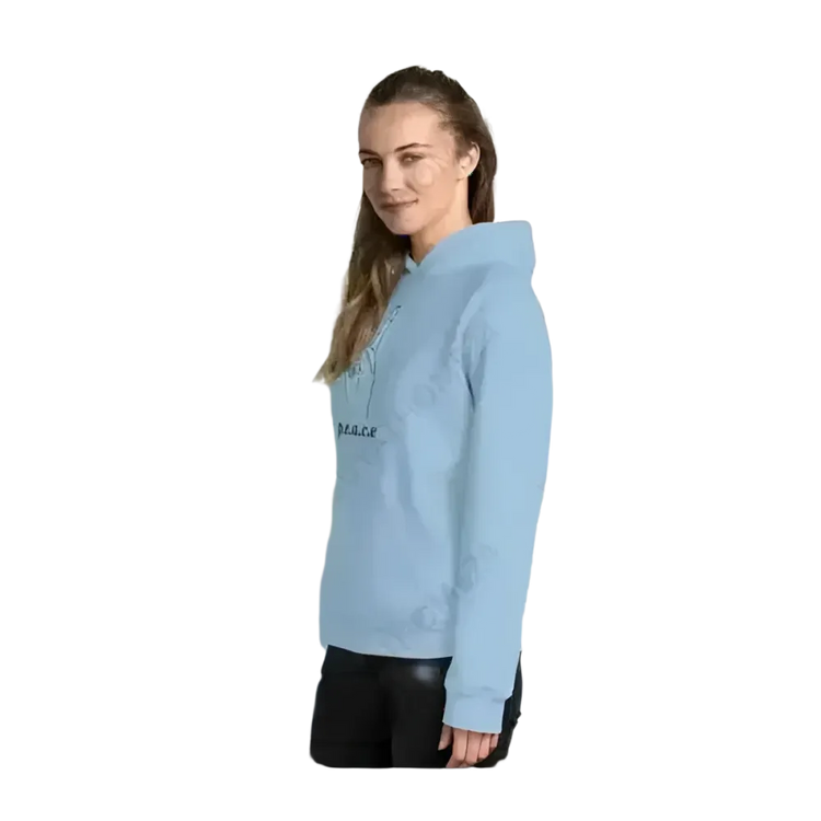 Unisex Peace Zeichen Hoodie aus Baumwolle, kapuzenpullover mit Grafik, in Schwarz, für Herren und Damen, Größen S bis 5XL.