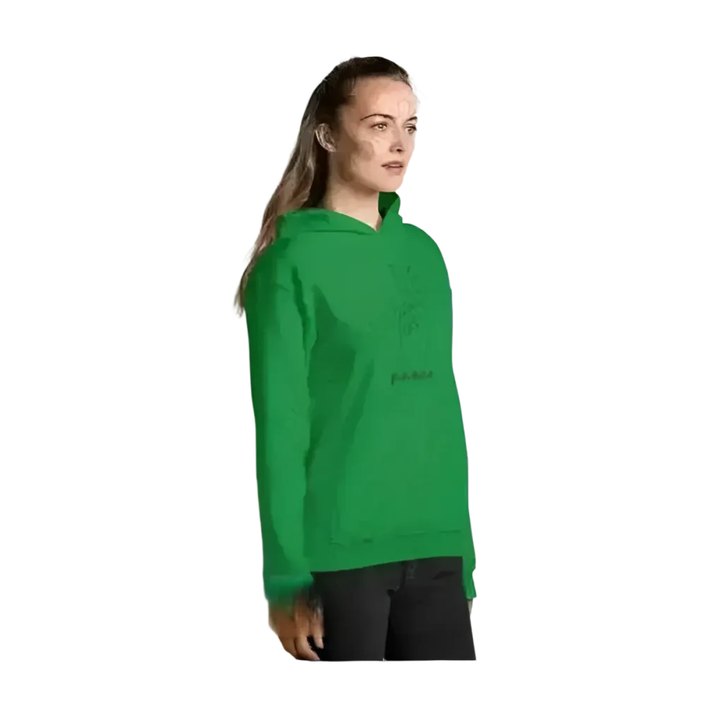 Grafik-Unisex-Hoodie mit Peace-Zeichen, aus 100 % Baumwolle, in S bis 5XL, in schwarzer Farbe, von BUYATHOME24