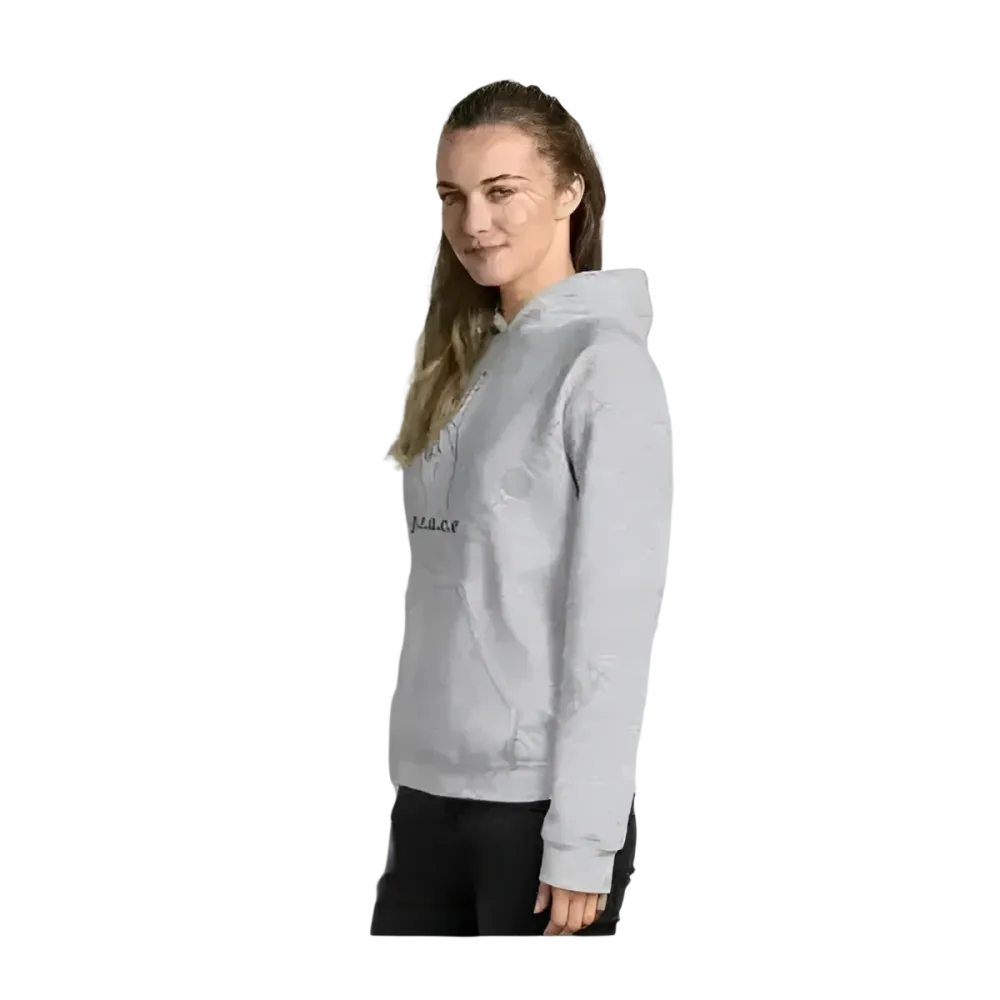 Grafik Unisex Hoodie mit Peace-Zeichen, aus 100% Baumwolle, Kapuzenpullover für Herren und Damen in S bis 5XL von BUYATHOME24.