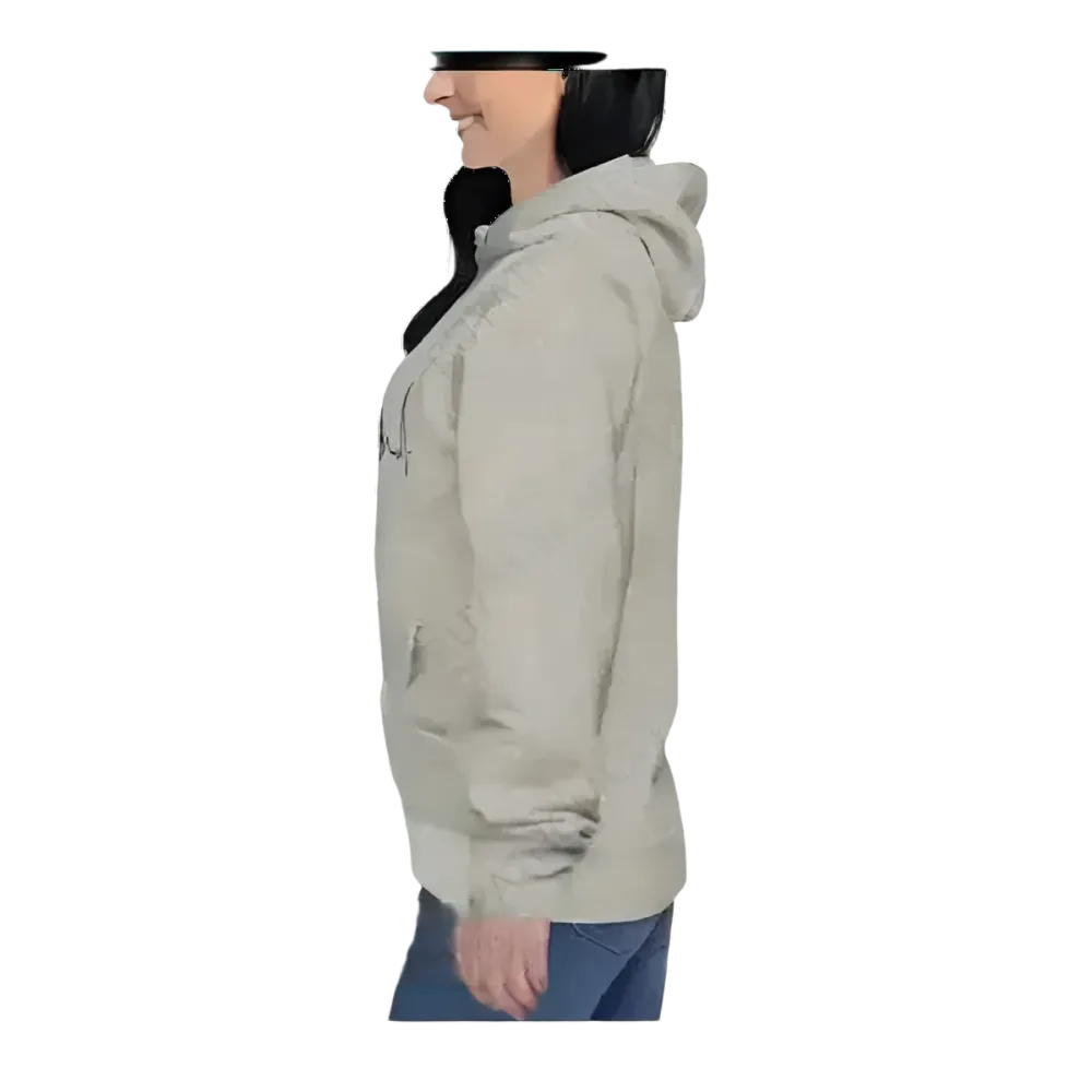 Grafik Damen Hoodie mit Pferd Tierdruck, Kapuzenpullover in S bis 3XL, bequemer Damen Hoodie von BUYATHOME24