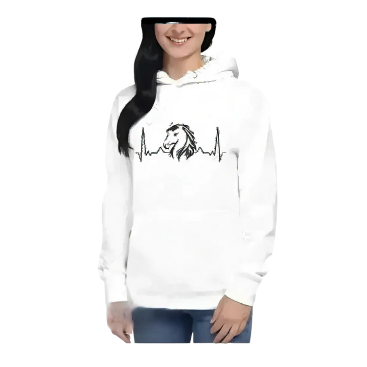 Damen Hoodie mit Pferd Tierdruck, Kapuzenpullover in S bis 3XL, grafik Damen Hoodie von BUYATHOME24