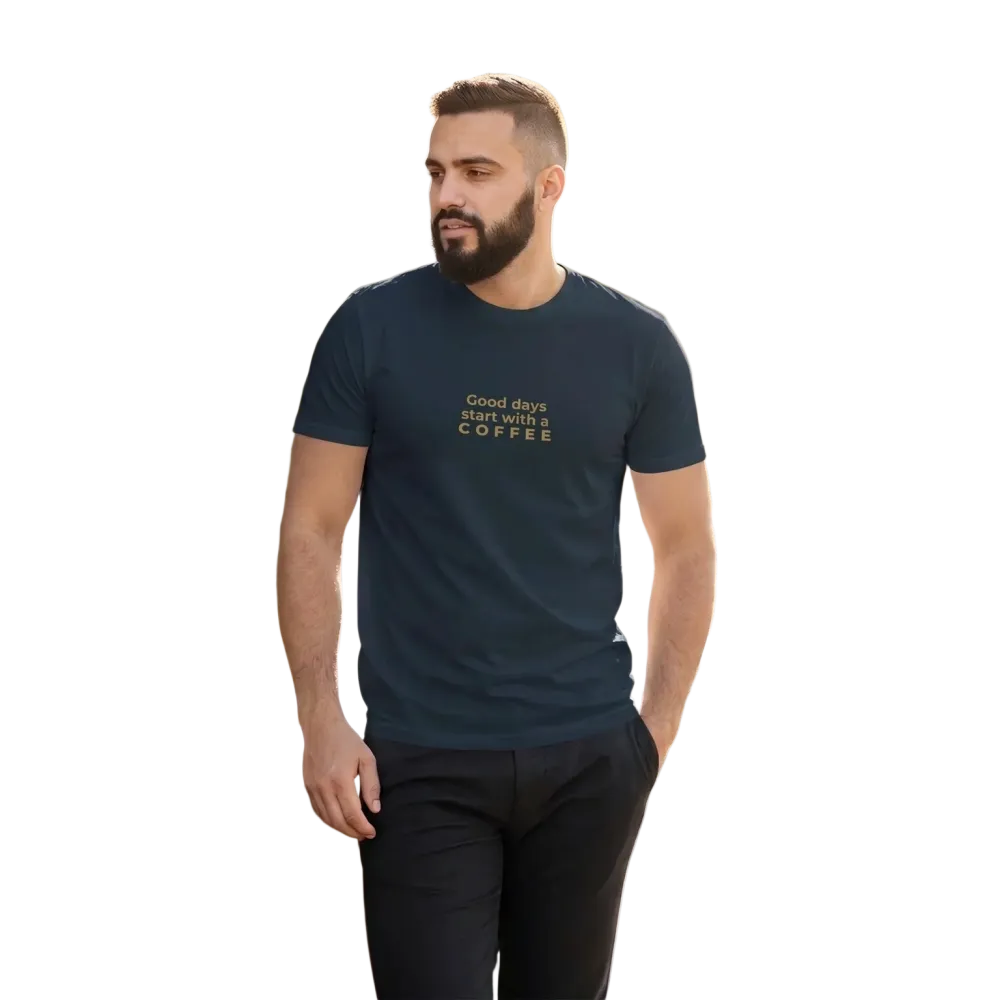 Grafik Unisex T-Shirt kurzarm aus Baumwolle, Rundhals, in XS bis 3XL, mit auffälligem Druck, von BUYATHOME24