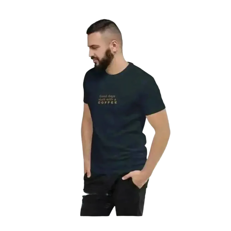 Grafik Unisex T-Shirt in Baumwolle, Kurzarm, verschiedene Größen, Herren-Design, bequemes Baumwoll-T-Shirt von BUYATHOME24