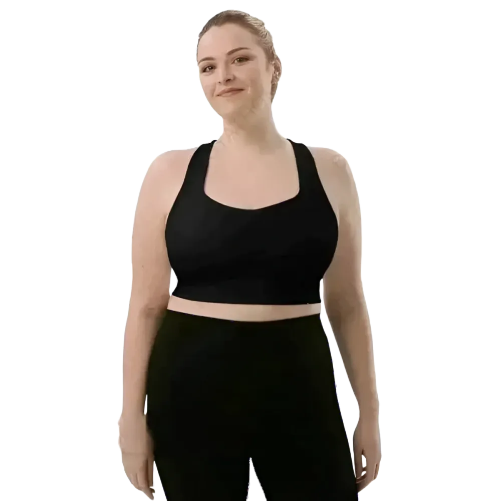Racerback Tank Crop Top mit Polstern, schnelltrocknend, für Damen, in XS bis 3XL, von BUYATHOME24, sportliche Damenbekleidung