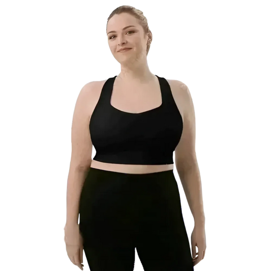 Racerback Tank Crop Top mit Polstern, schnelltrocknend, für Damen, in XS bis 3XL, von BUYATHOME24, sportliche Damenbekleidung