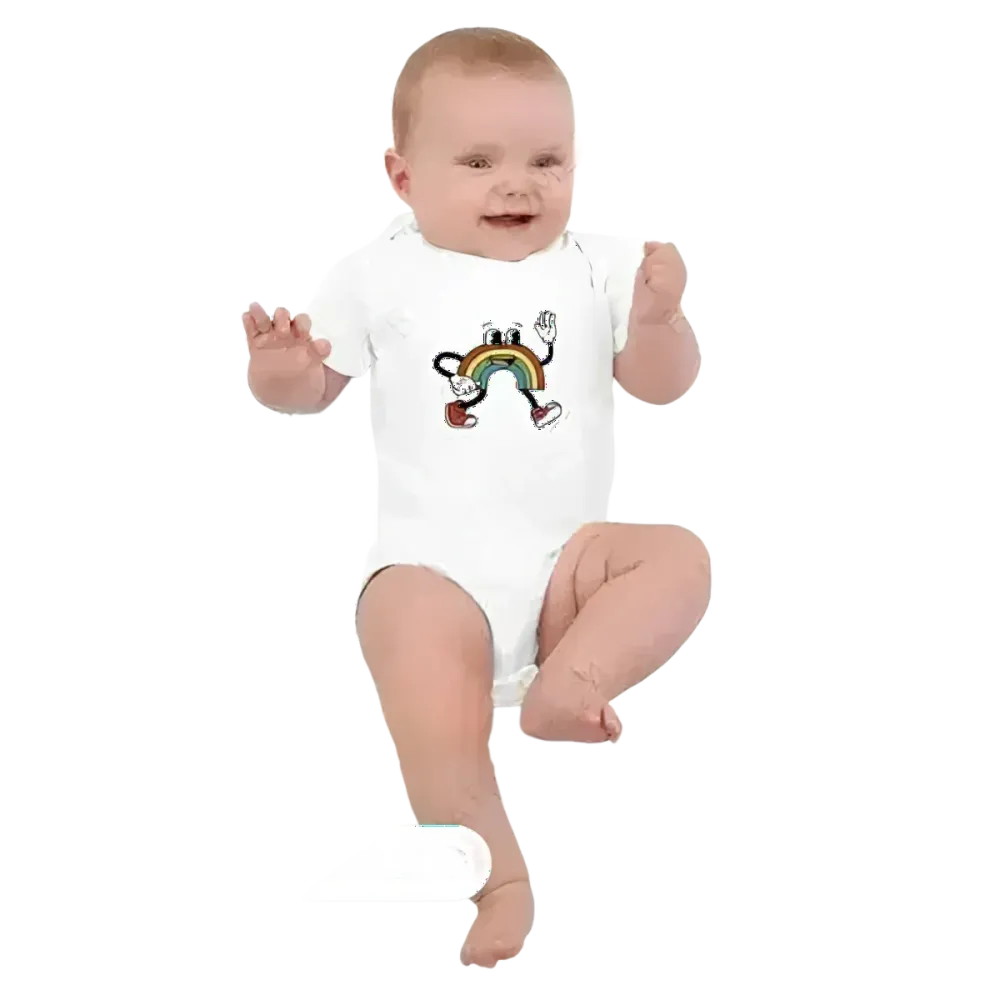 Baby Body von BUYATHOME24, 3-18 Monate, bequeme Unterwäsche für Babys, aus weichem Material, sichtbares Produktbild