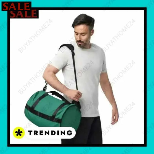 • Runde Reisetasche & Trainingstasche I Sporttasche  Textildruck BUYATHOME24, T-Shirts BUYATHOME24, Hoodies BUYATHOME24,  Hosen BUYATHOME24, Jacken BUYATHOME24, Schuhe BUYATHOME24