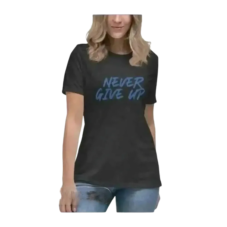 Damen Baumwoll-Rundhalsshirt mit Grafik, kurzärmelig, in S bis 3XL, modisches T-Shirt für stilbewusste Frauen