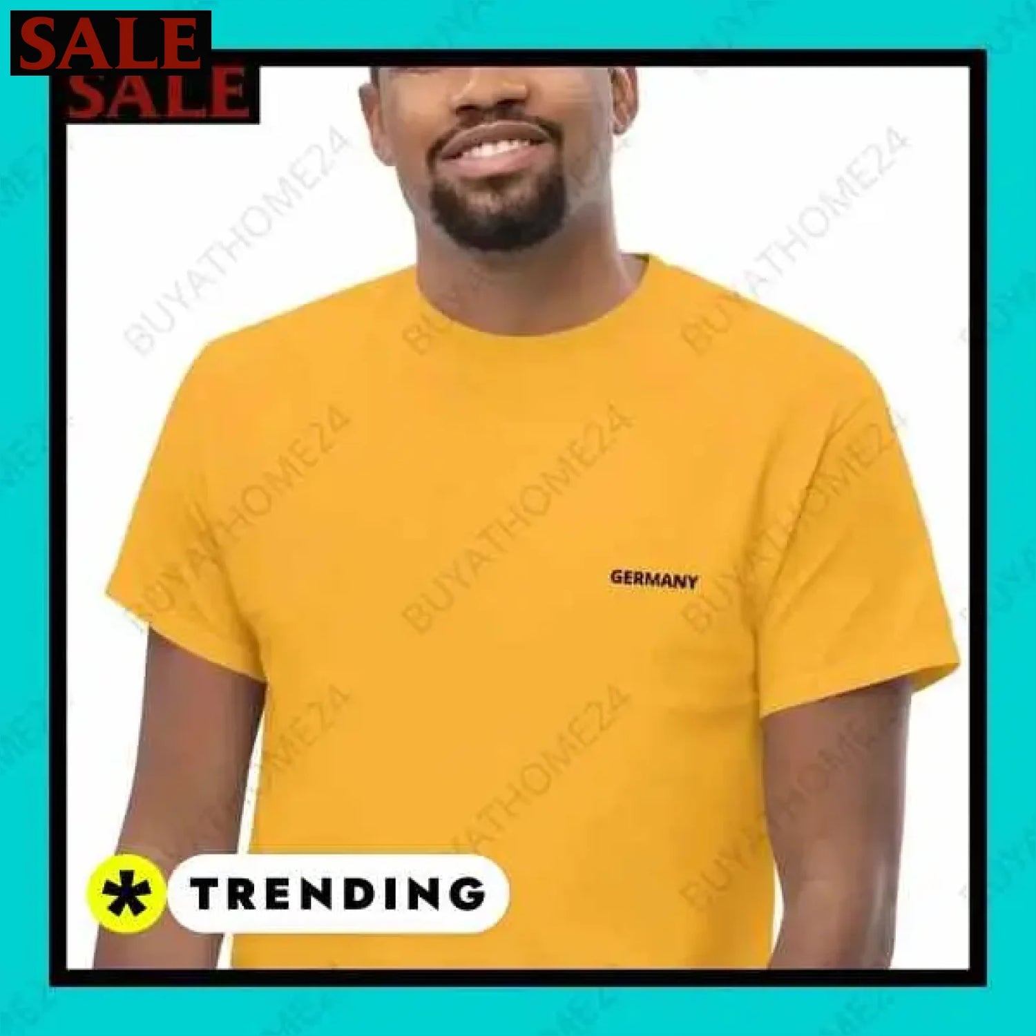 Herren T-Shirt aus Baumwolle in S-5XL für aktiven Stil in Wuppertal  Textildruck BUYATHOME24, T-Shirts BUYATHOME24, Hoodies BUYATHOME24,  Hosen BUYATHOME24, Jacken BUYATHOME24, Schuhe BUYATHOME24
