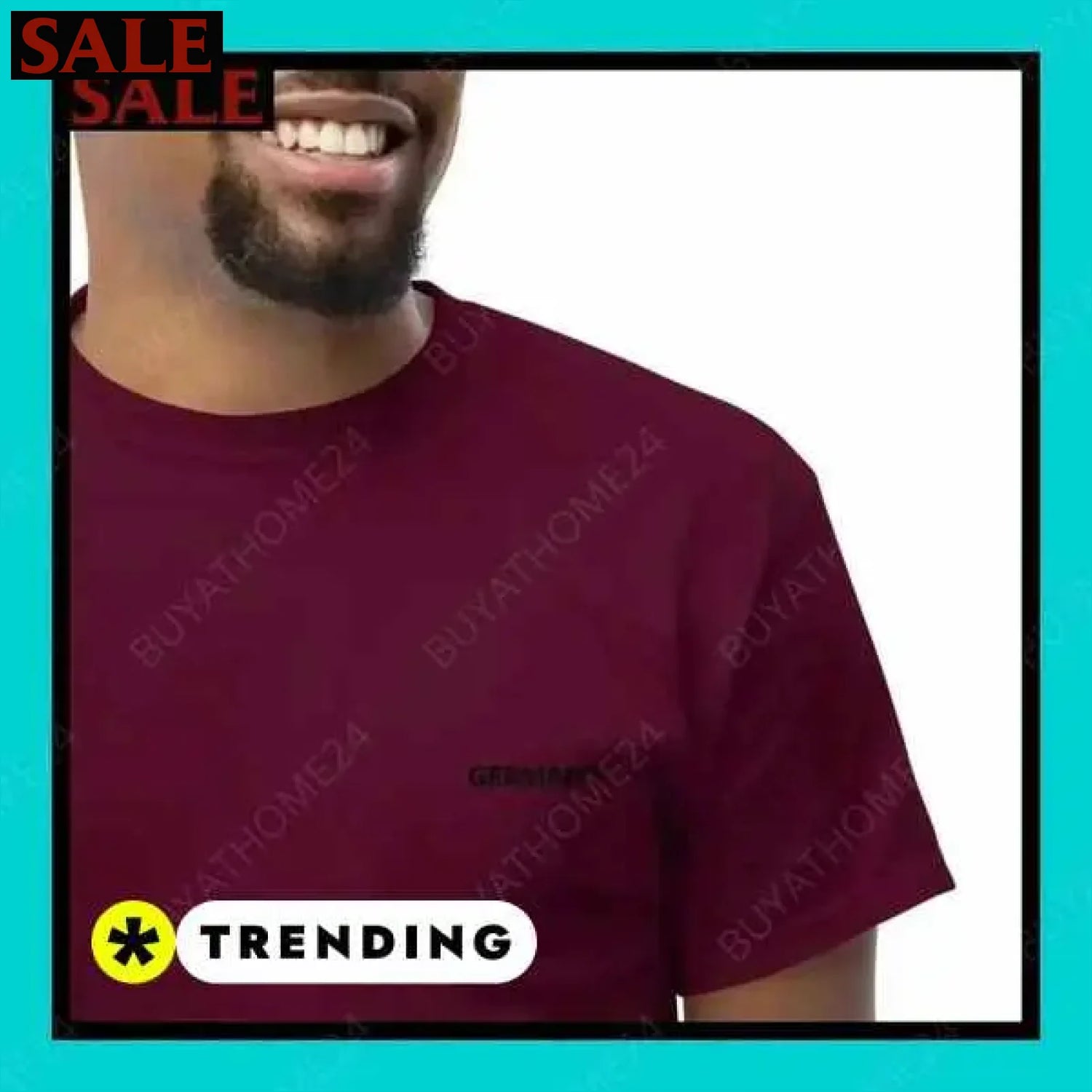 Herren T-Shirt aus Baumwolle in S-5XL für aktiven Stil in Wuppertal  Textildruck BUYATHOME24, T-Shirts BUYATHOME24, Hoodies BUYATHOME24,  Hosen BUYATHOME24, Jacken BUYATHOME24, Schuhe BUYATHOME24