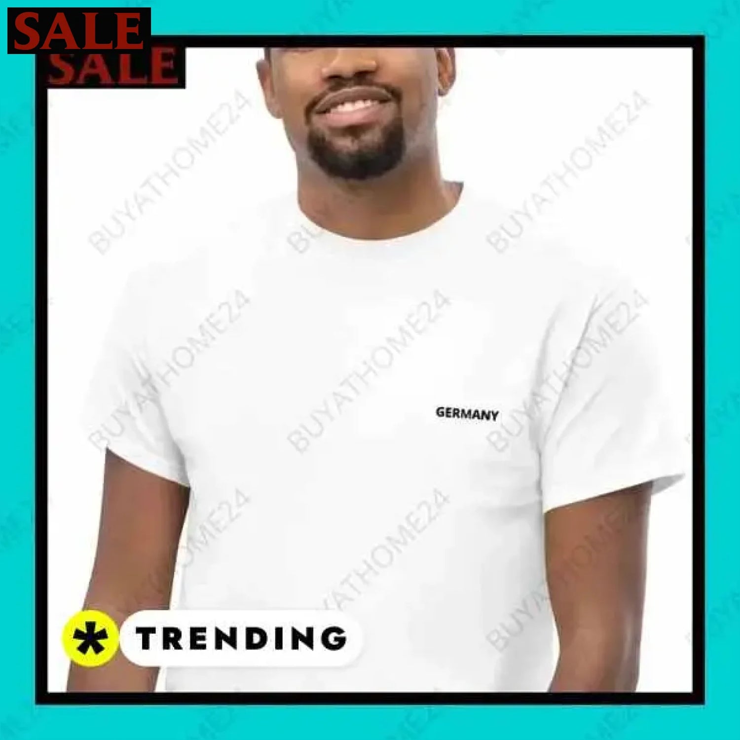 Herren T-Shirt aus Baumwolle in S-5XL für aktiven Stil in Wuppertal  Textildruck BUYATHOME24, T-Shirts BUYATHOME24, Hoodies BUYATHOME24,  Hosen BUYATHOME24, Jacken BUYATHOME24, Schuhe BUYATHOME24