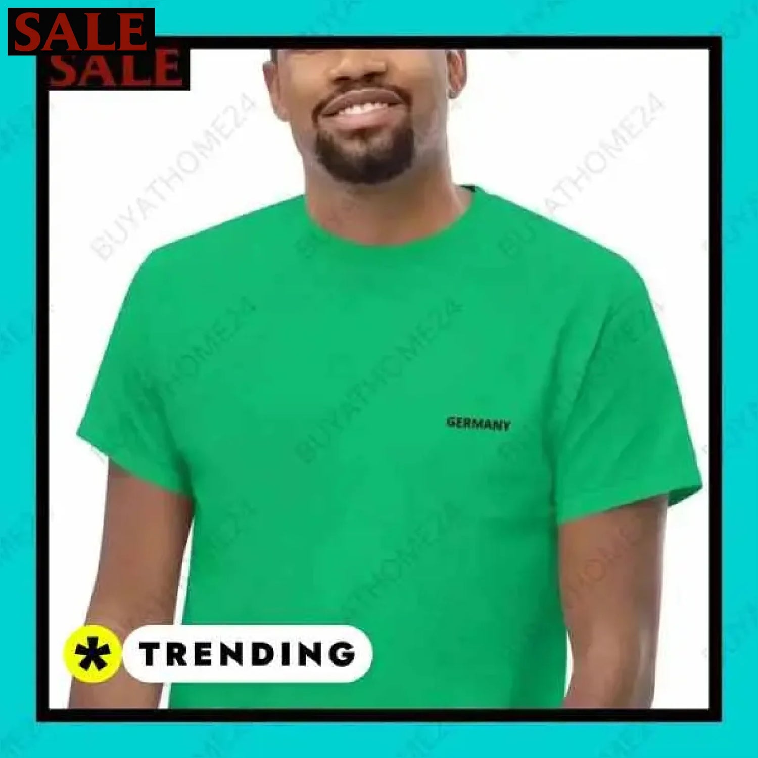 Herren T-Shirt aus Baumwolle in S-5XL für aktiven Stil in Wuppertal  Textildruck BUYATHOME24, T-Shirts BUYATHOME24, Hoodies BUYATHOME24,  Hosen BUYATHOME24, Jacken BUYATHOME24, Schuhe BUYATHOME24