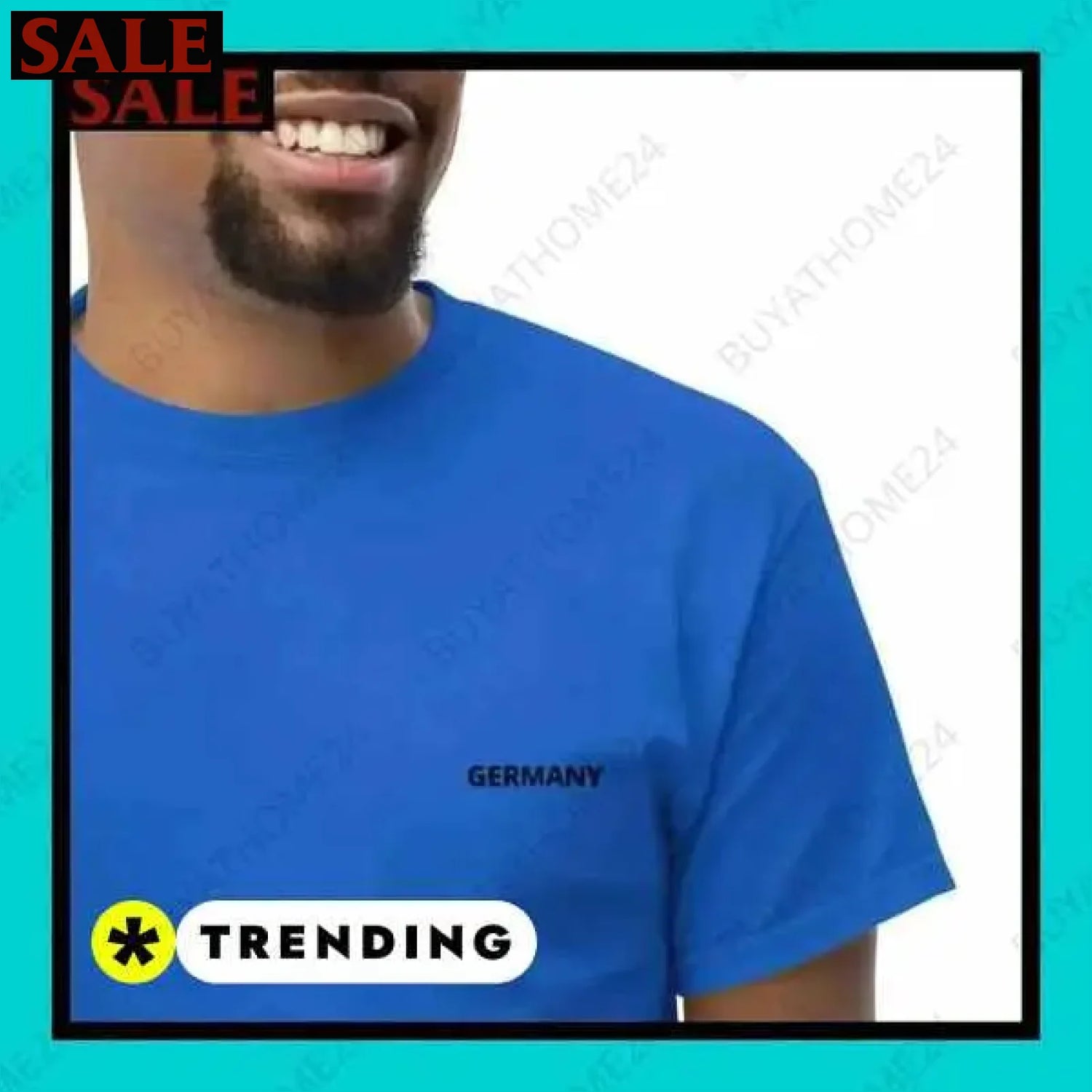 Herren T-Shirt aus Baumwolle in S-5XL für aktiven Stil in Wuppertal  Textildruck BUYATHOME24, T-Shirts BUYATHOME24, Hoodies BUYATHOME24,  Hosen BUYATHOME24, Jacken BUYATHOME24, Schuhe BUYATHOME24
