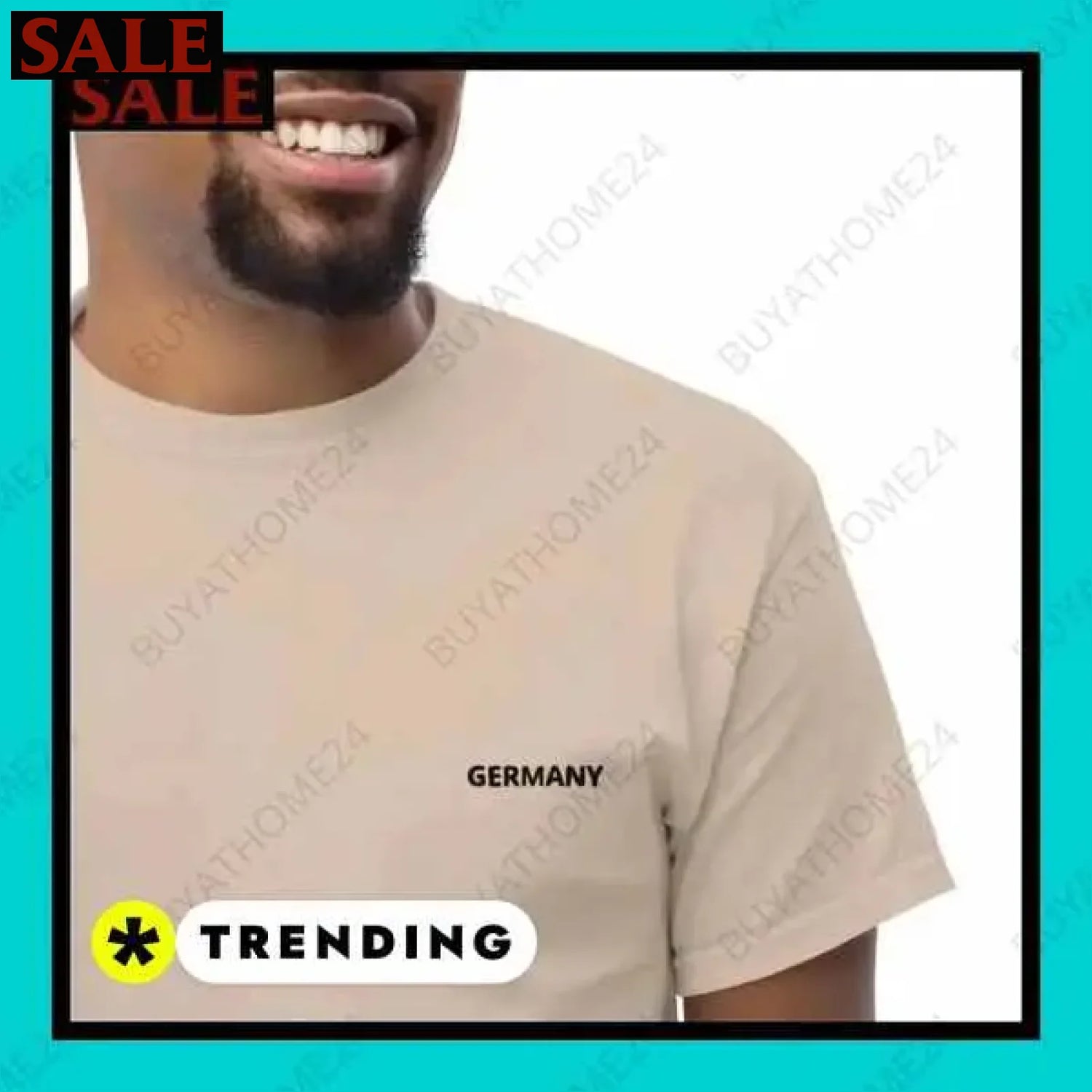 Herren T-Shirt aus Baumwolle in S-5XL für aktiven Stil in Wuppertal  Textildruck BUYATHOME24, T-Shirts BUYATHOME24, Hoodies BUYATHOME24,  Hosen BUYATHOME24, Jacken BUYATHOME24, Schuhe BUYATHOME24