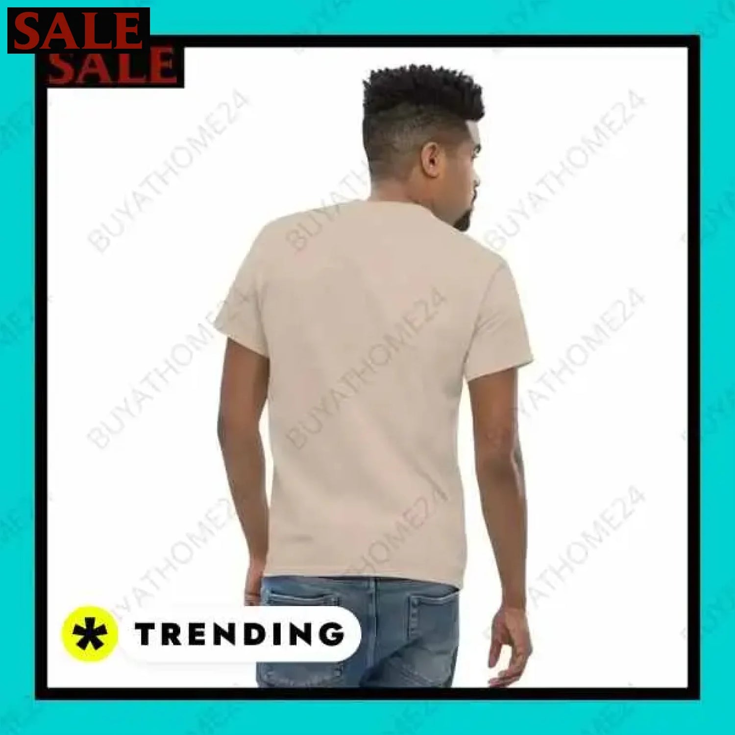 Herren T-Shirt aus Baumwolle in S-5XL für aktiven Stil in Wuppertal  Textildruck BUYATHOME24, T-Shirts BUYATHOME24, Hoodies BUYATHOME24,  Hosen BUYATHOME24, Jacken BUYATHOME24, Schuhe BUYATHOME24