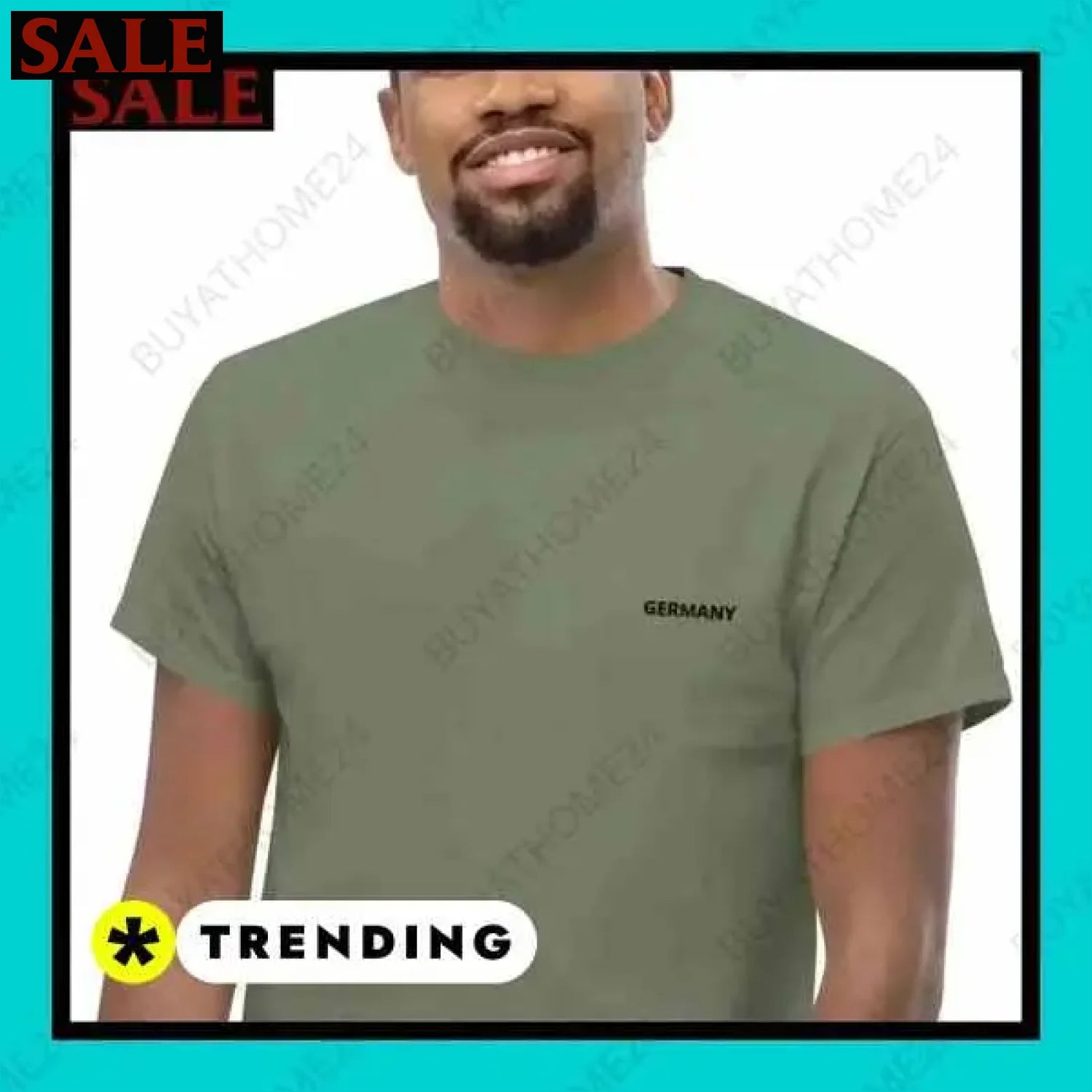 Herren T-Shirt aus Baumwolle in S-5XL für aktiven Stil in Wuppertal  Textildruck BUYATHOME24, T-Shirts BUYATHOME24, Hoodies BUYATHOME24,  Hosen BUYATHOME24, Jacken BUYATHOME24, Schuhe BUYATHOME24