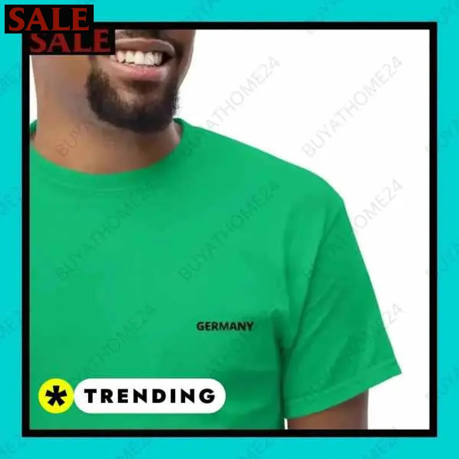 Herren T-Shirt aus Baumwolle in S-5XL für aktiven Stil in Wuppertal  Textildruck BUYATHOME24, T-Shirts BUYATHOME24, Hoodies BUYATHOME24,  Hosen BUYATHOME24, Jacken BUYATHOME24, Schuhe BUYATHOME24