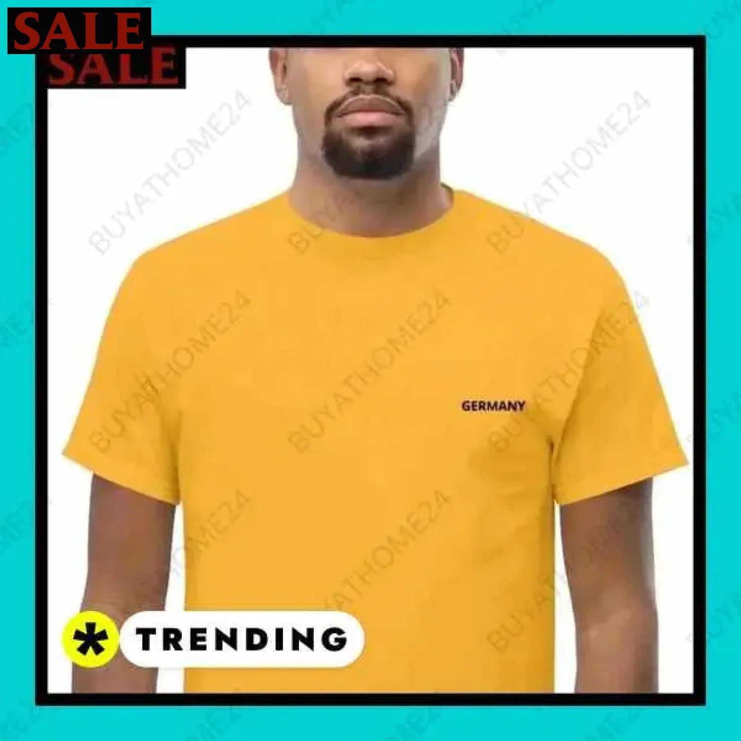 Herren T-Shirt aus Baumwolle in S-5XL für aktiven Stil in Wuppertal  Textildruck BUYATHOME24, T-Shirts BUYATHOME24, Hoodies BUYATHOME24,  Hosen BUYATHOME24, Jacken BUYATHOME24, Schuhe BUYATHOME24